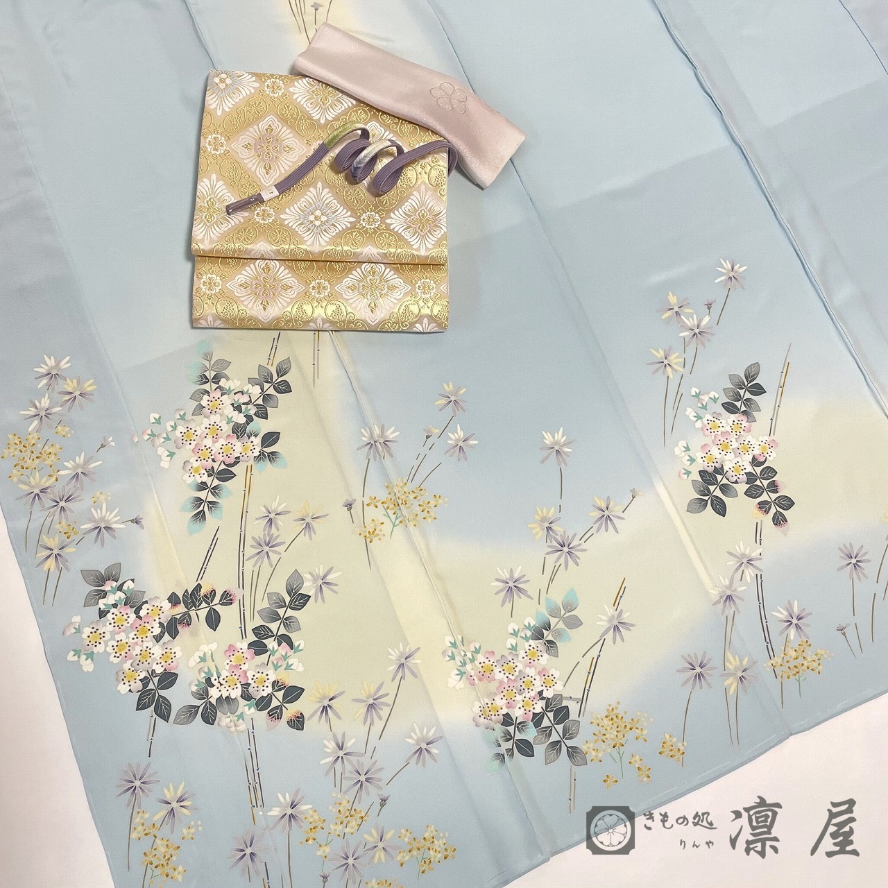 加賀友禅 訪問着 茶谷孝志「甘い香り」4