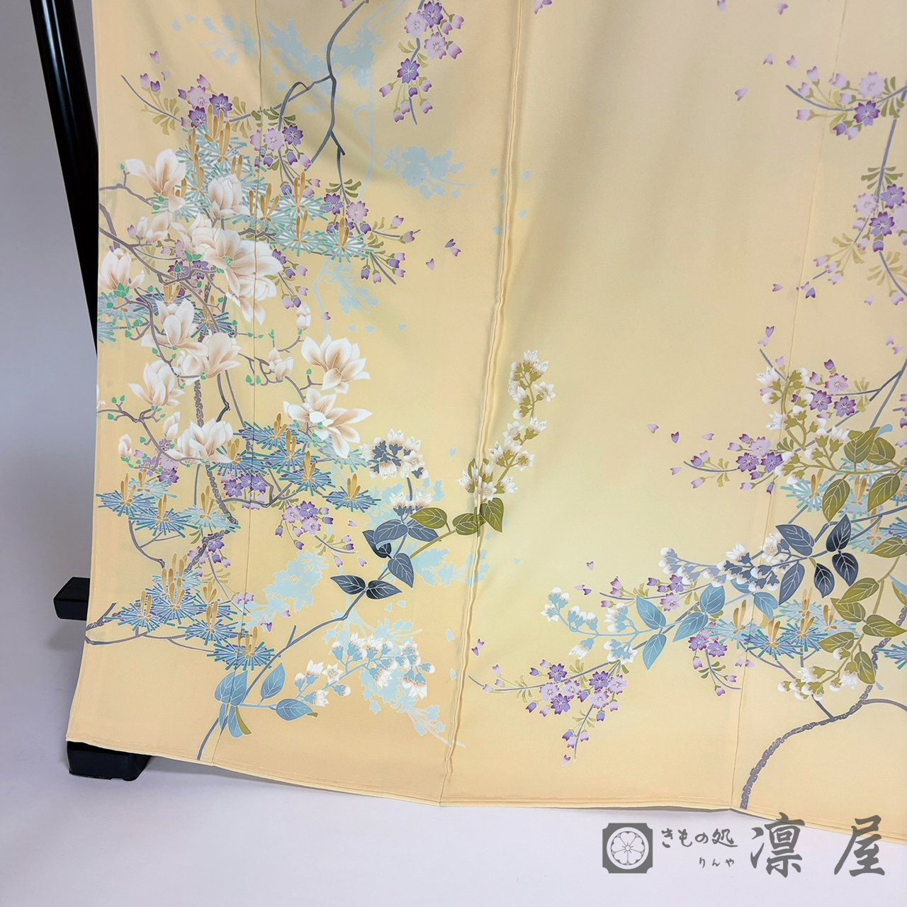 加賀友禅-訪問着　宮野勇造「春謡」2