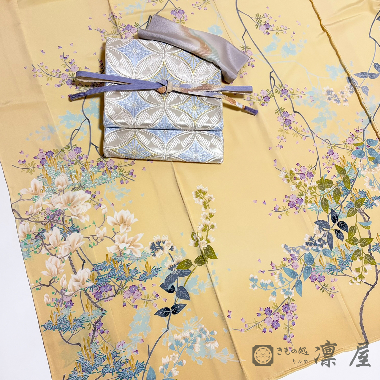 加賀友禅 訪問着 宮野勇造「春謡」 – 加賀友禅・花嫁のれん :: きもの