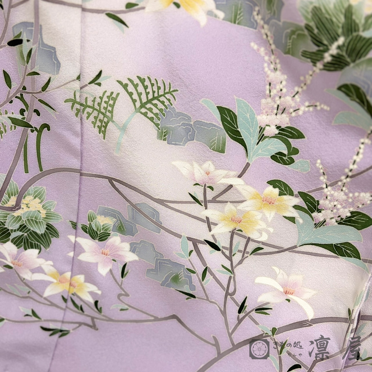 加賀友禅 訪問着　宮野勇造「奥入瀬」6