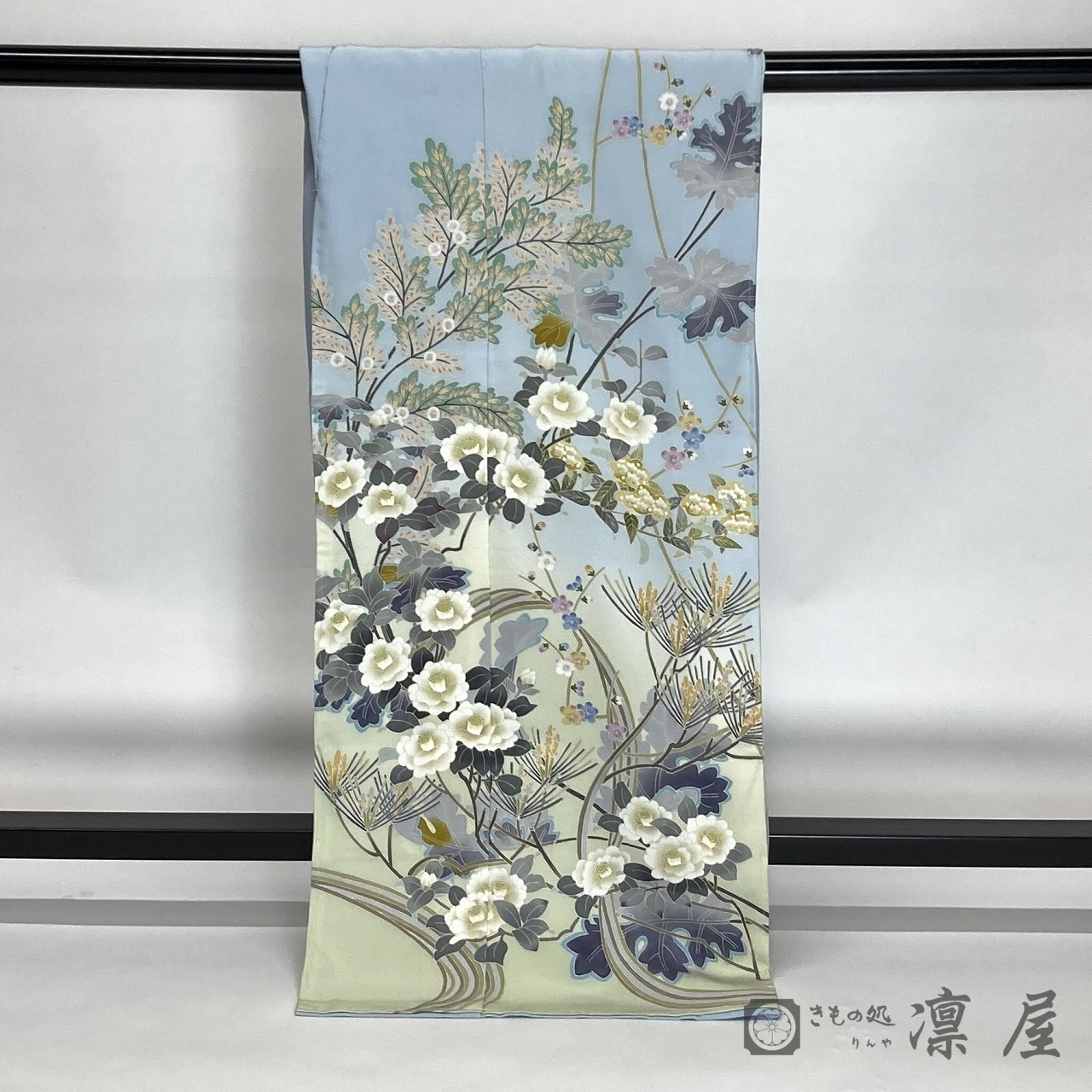 加賀友禅 訪問着　宮野勇造「瑞松」5