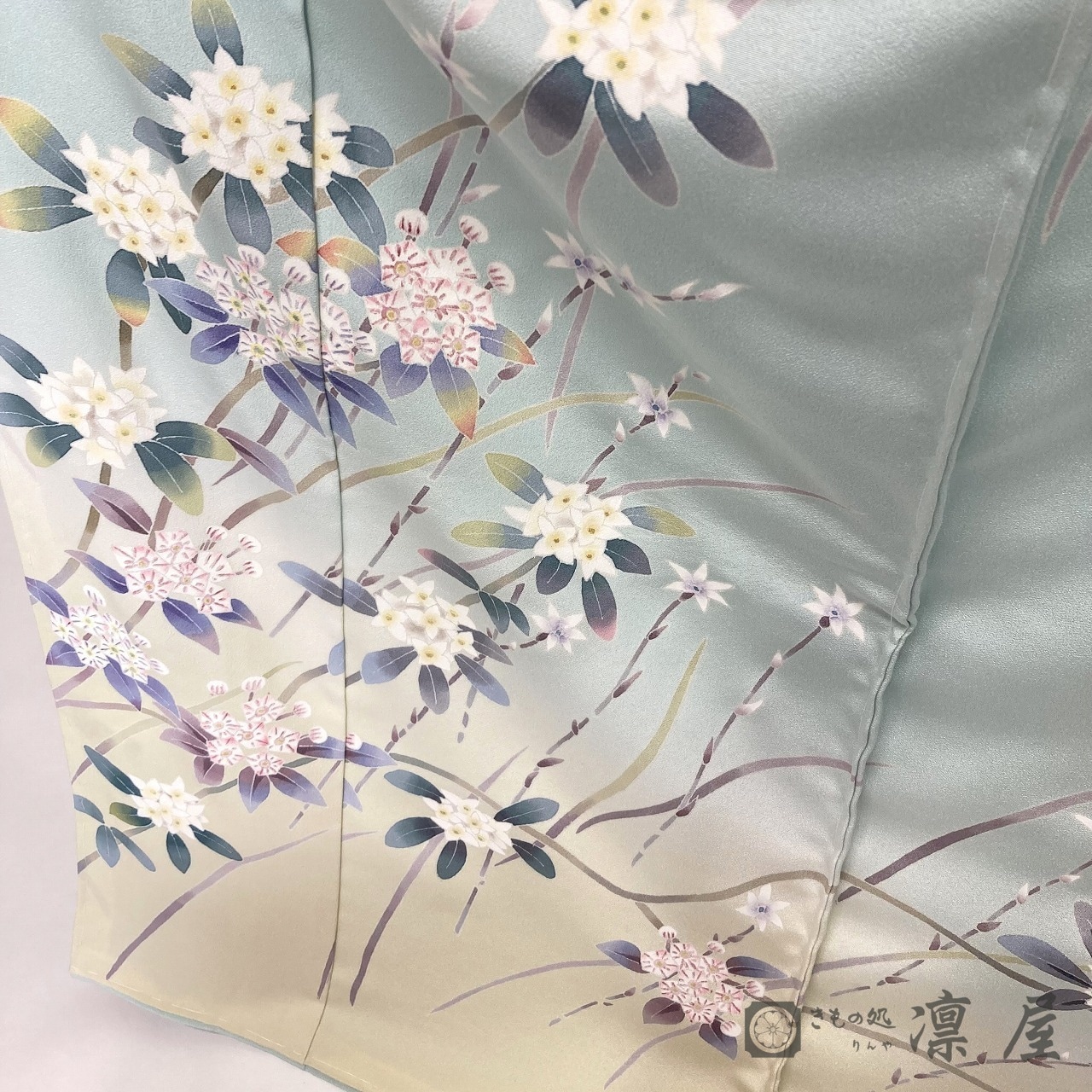 加賀友禅 訪問着　庄田和晃「アメリカンシャクナゲ」5