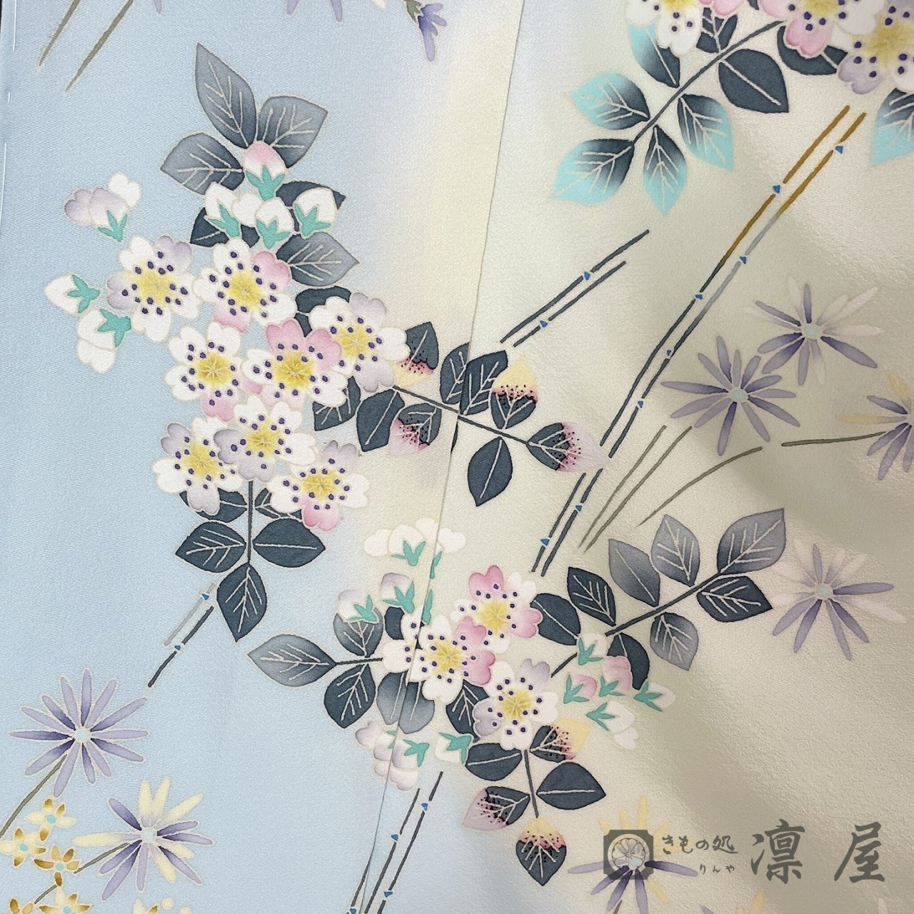 加賀友禅 訪問着 茶谷孝志「甘い香り」5