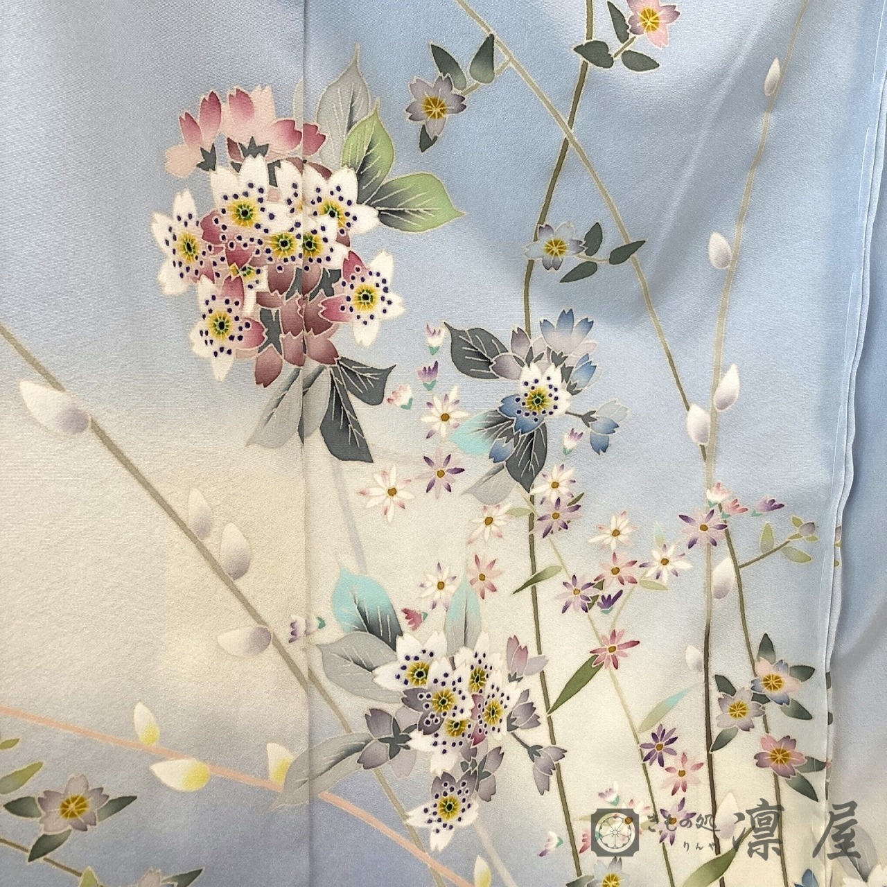 加賀友禅 訪問着 茶谷孝志「花彩」6