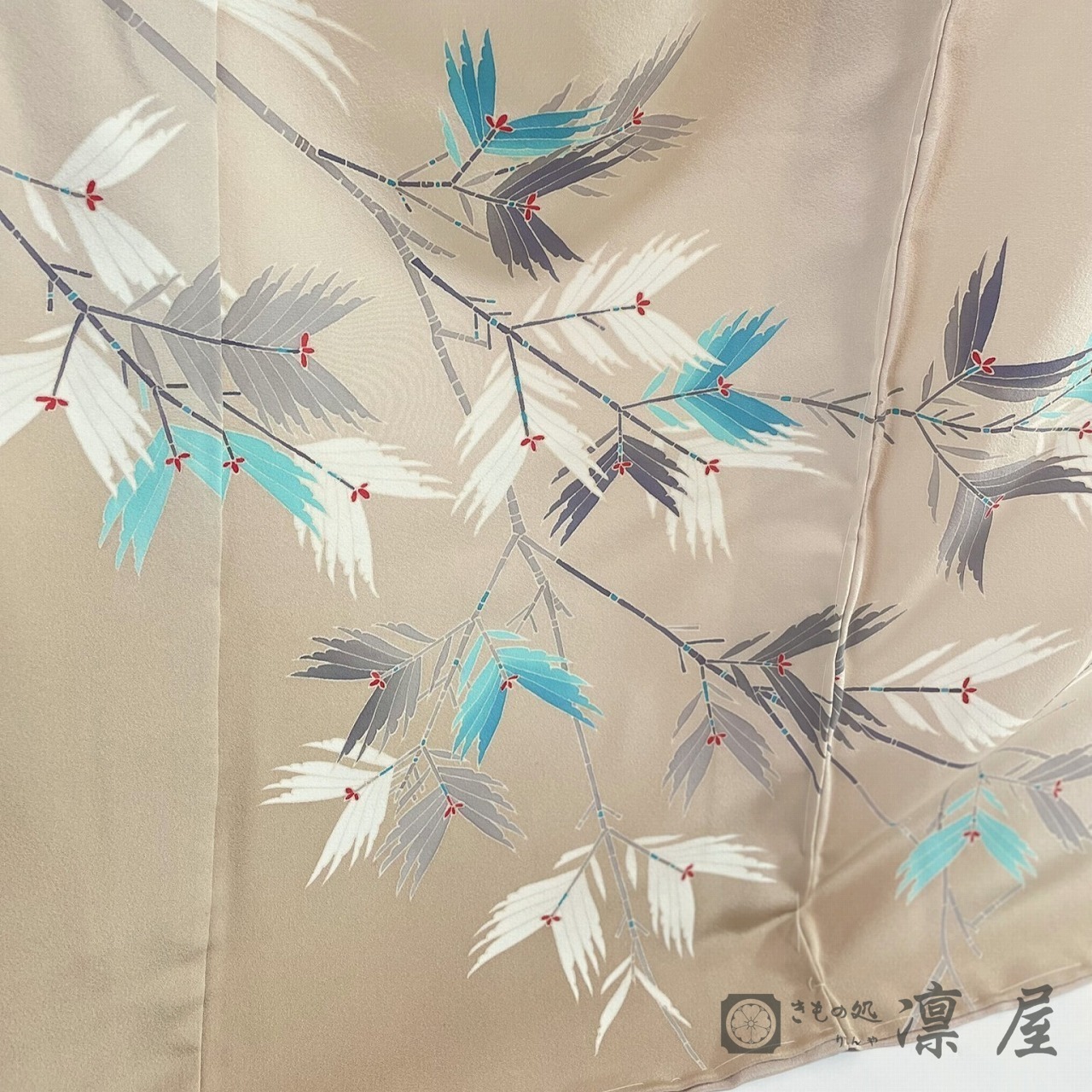 加賀友禅 訪問着　高平良隆「杉」5