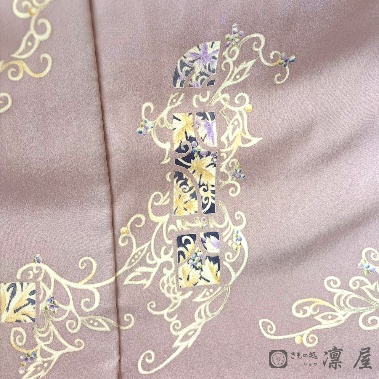 加賀友禅 訪問着 吉村伊佐子「追憶の天平」4