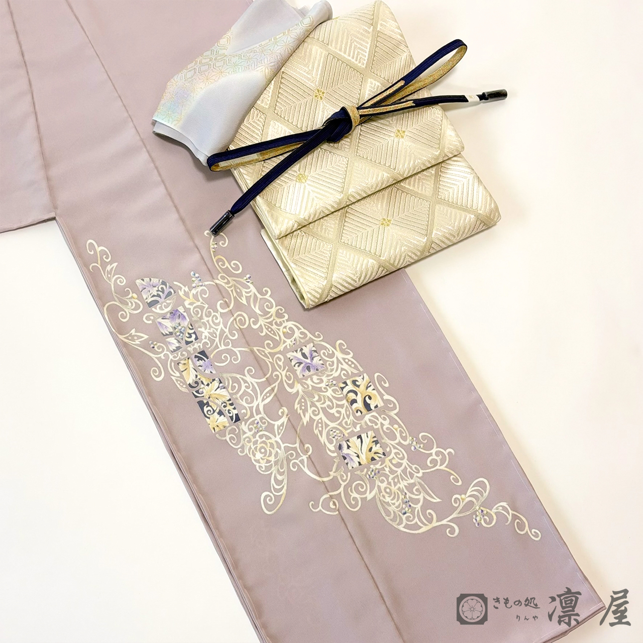 加賀友禅 訪問着 吉村伊佐子「追憶の天平」7