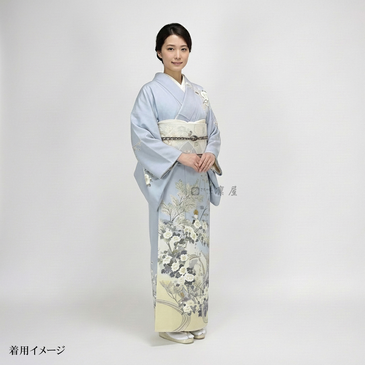 加賀友禅 訪問着　宮野勇造「瑞松」