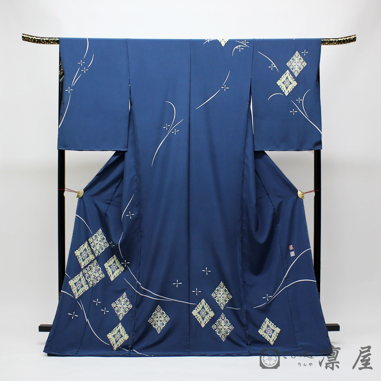 加賀友禅 訪問着　古泉良範「菱華紋」1