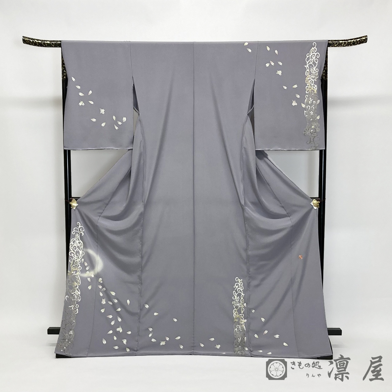 加賀友禅 訪問着　吉村伊佐子「月の雪」1