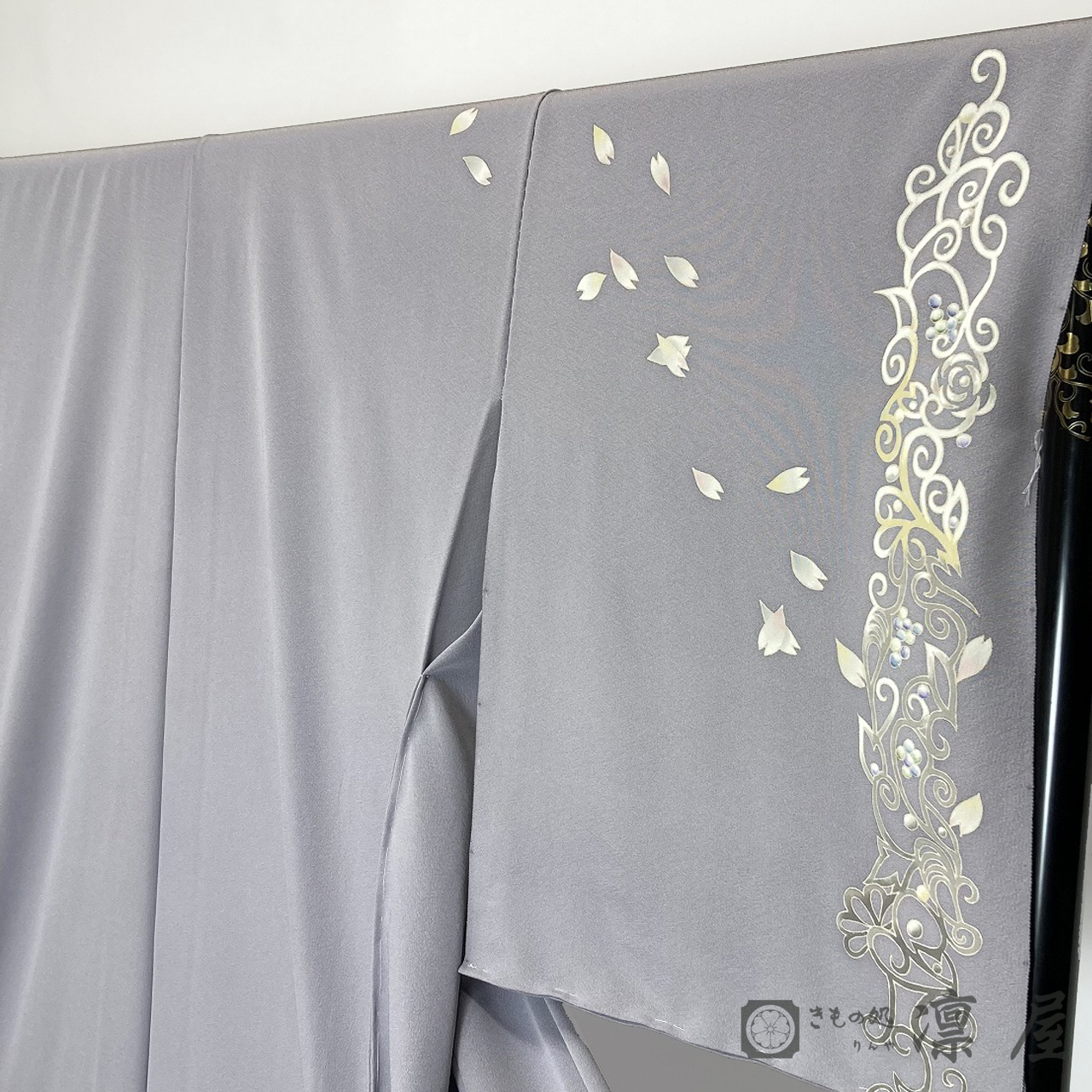 加賀友禅 訪問着　吉村伊佐子「月の雪」5