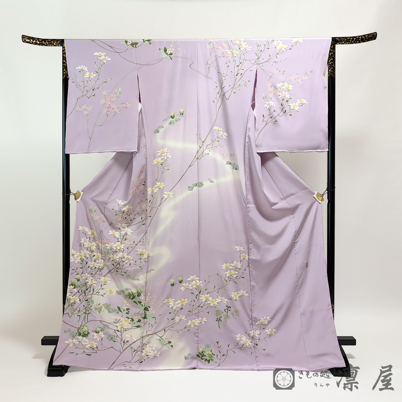 加賀友禅 訪問着　宮野勇造「奥入瀬」1