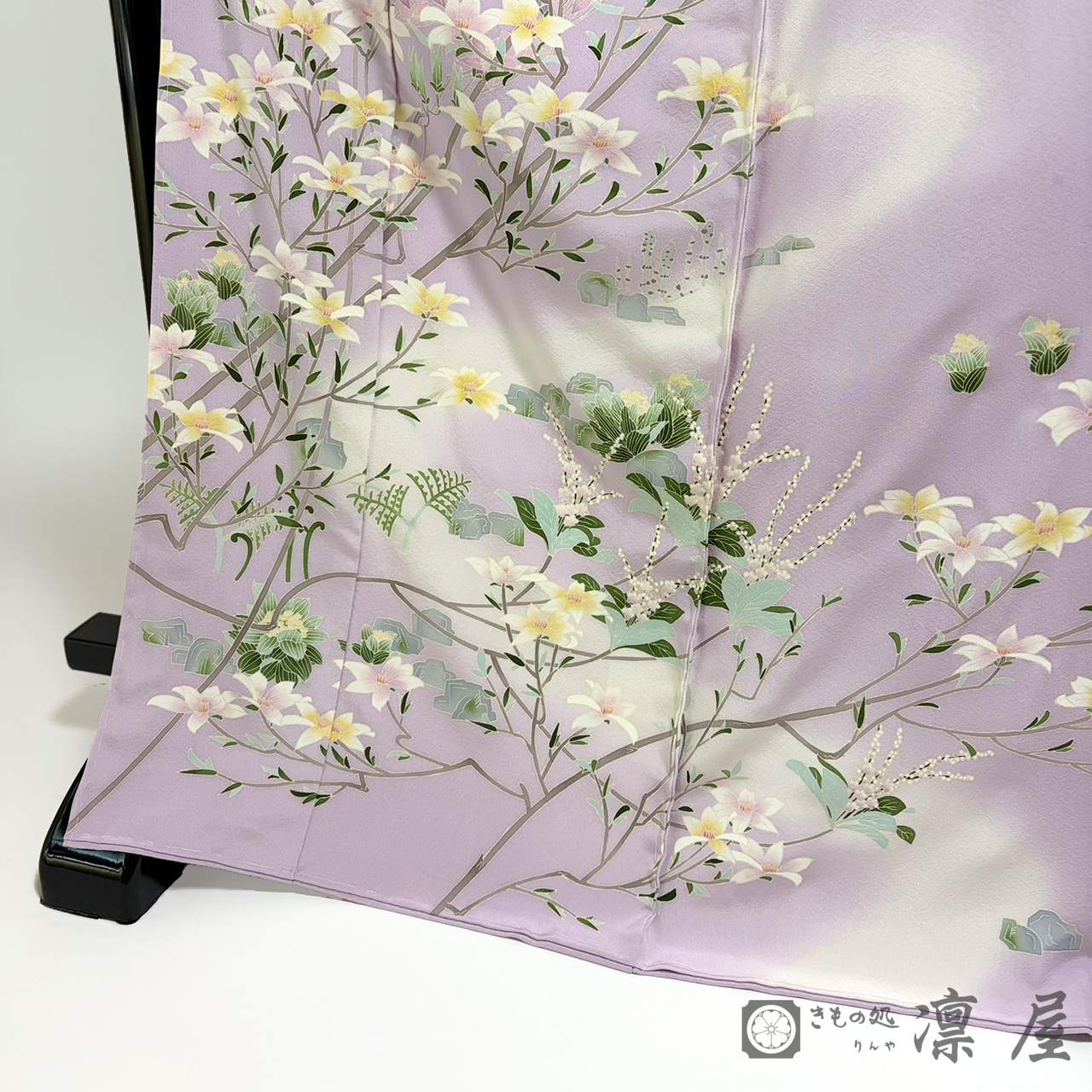 加賀友禅 訪問着　宮野勇造「奥入瀬」2