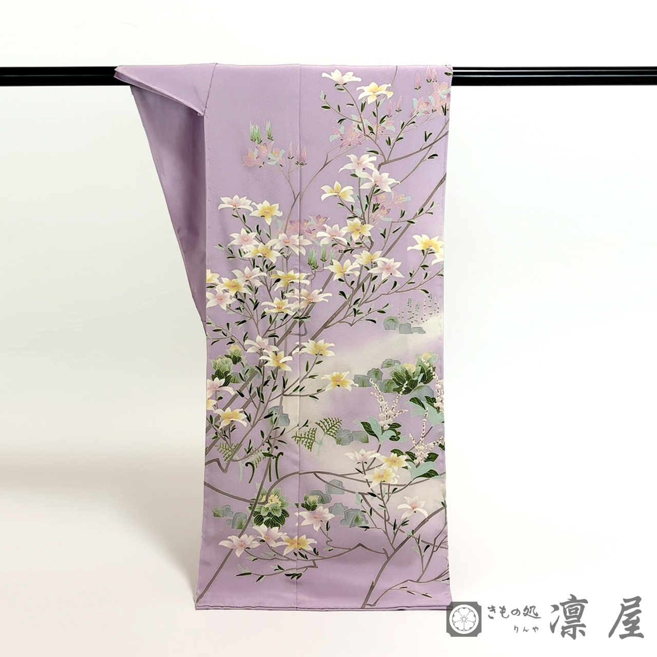 加賀友禅 訪問着　宮野勇造「奥入瀬」4