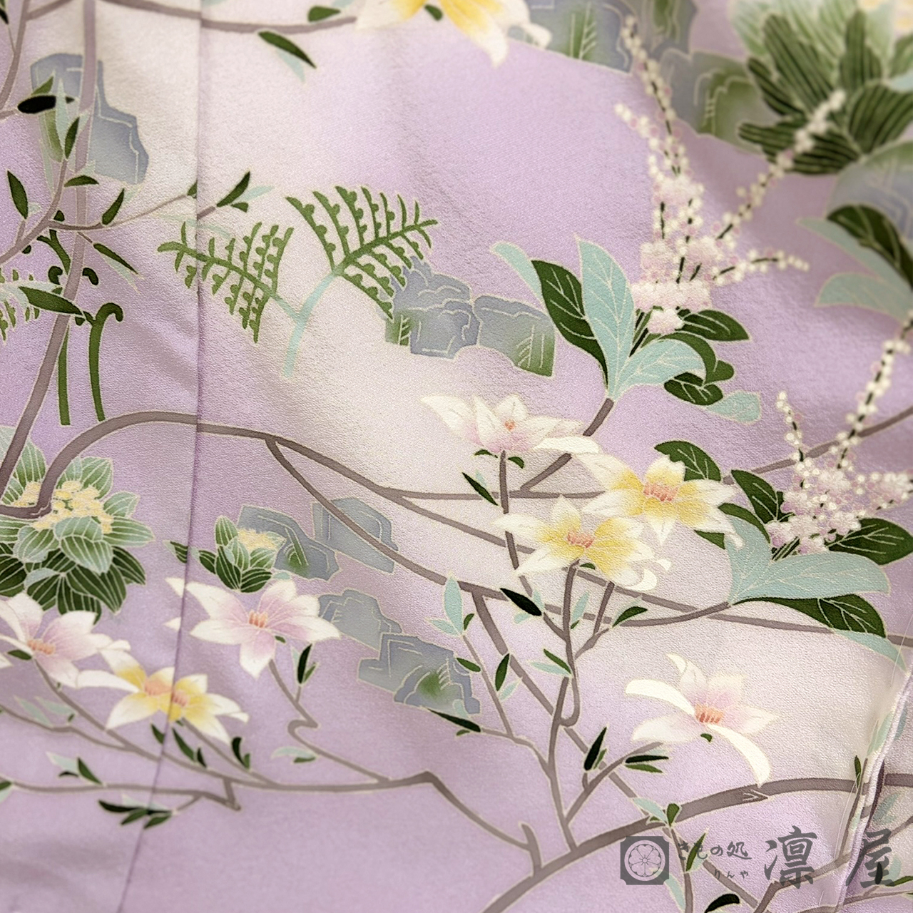 加賀友禅 訪問着　宮野勇造「奥入瀬」7