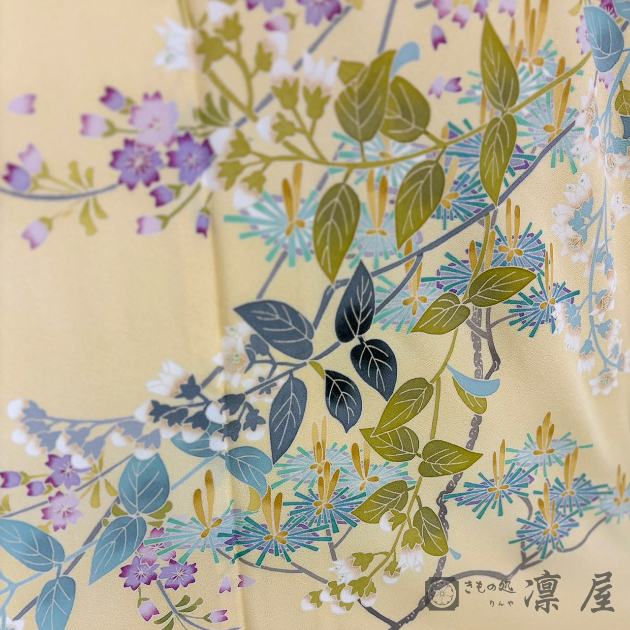 加賀友禅 訪問着　宮野勇造「春謡」3