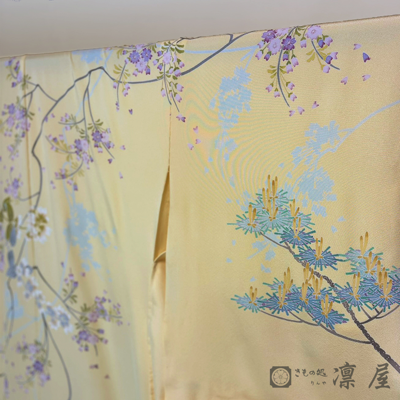 加賀友禅 訪問着　宮野勇造「春謡」5