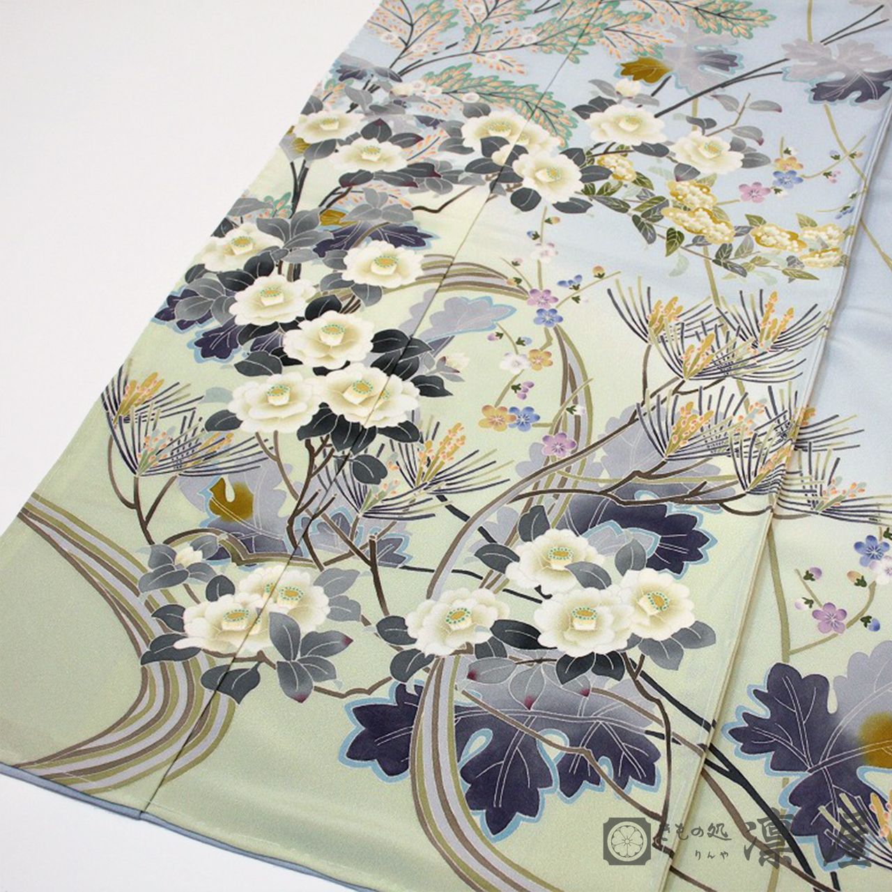 加賀友禅 訪問着　宮野勇造「瑞松」2