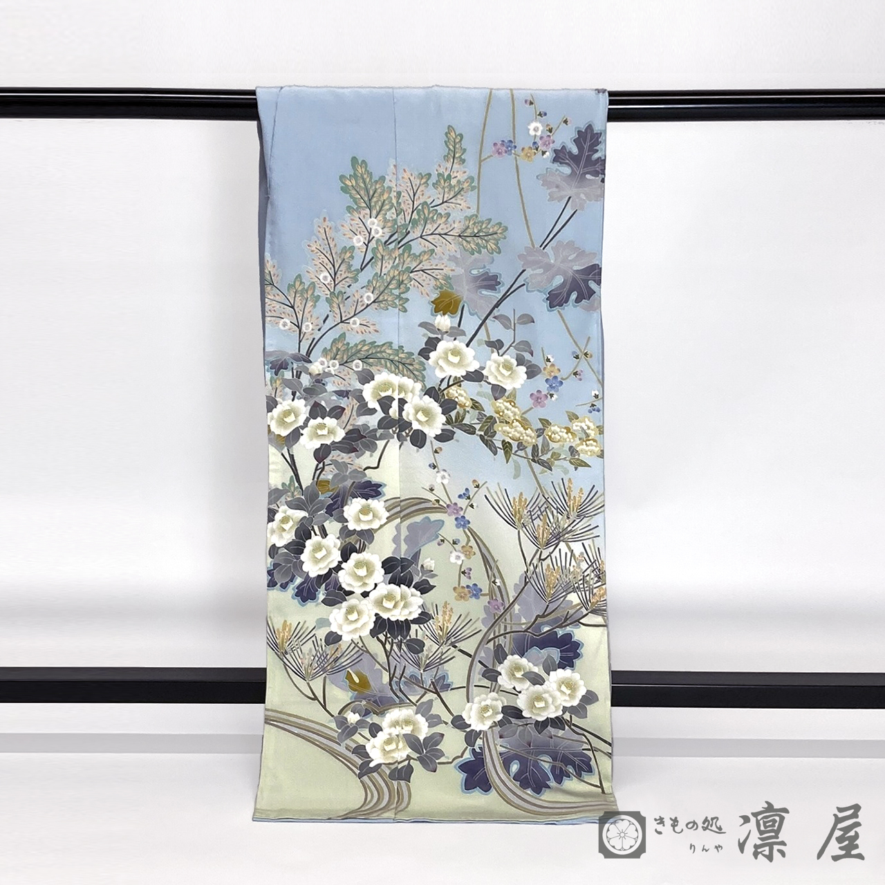 加賀友禅 訪問着　宮野勇造「瑞松」5