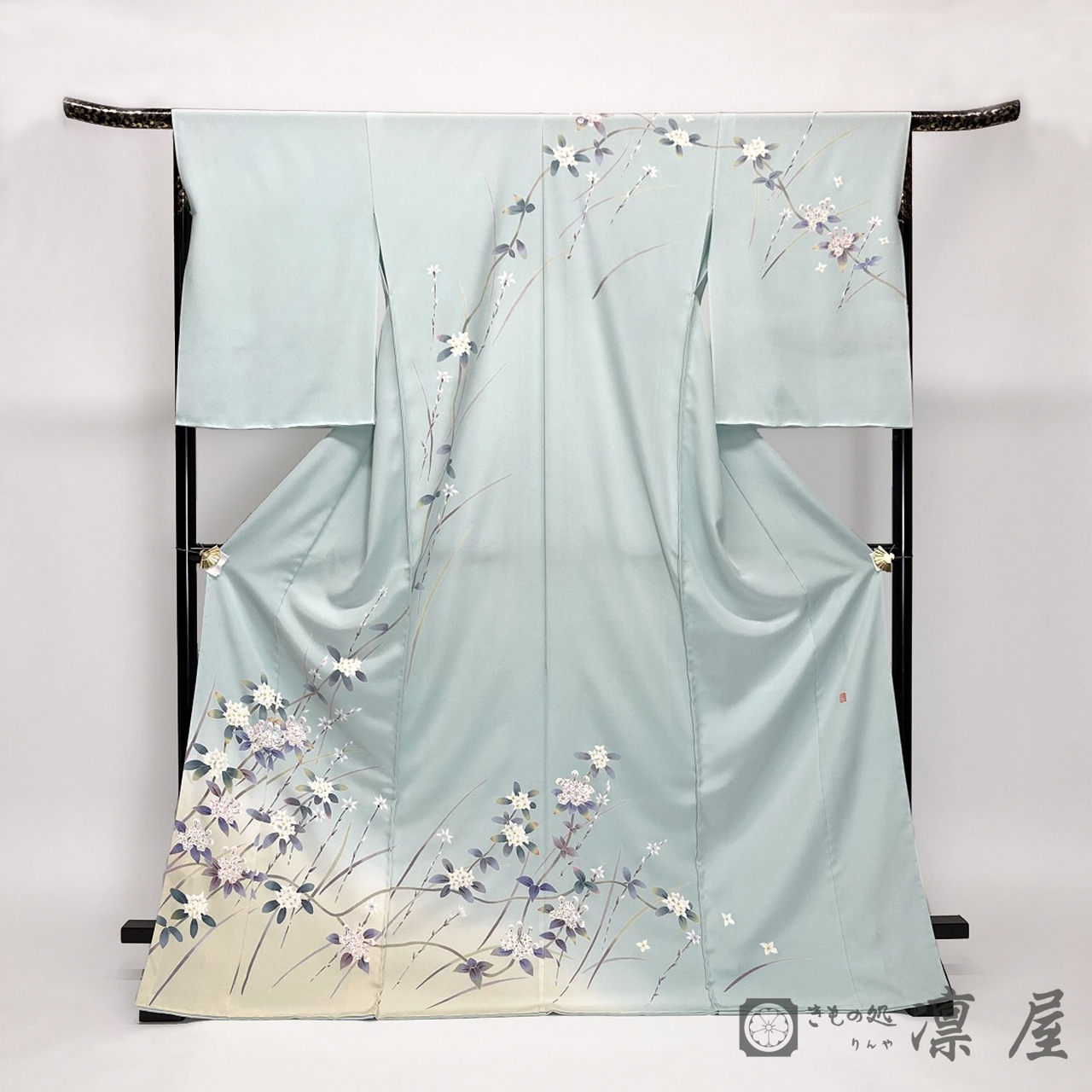 加賀友禅 訪問着　庄田和晃「アメリカンシャクナゲ」1