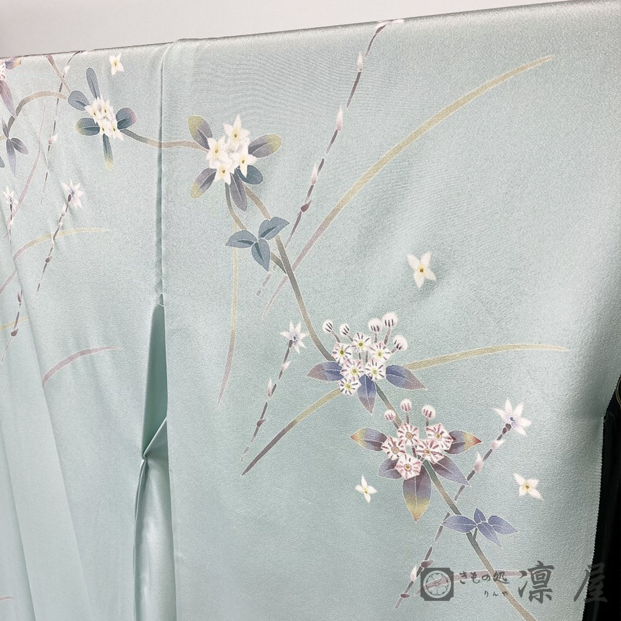 加賀友禅 訪問着　庄田和晃「アメリカンシャクナゲ」3