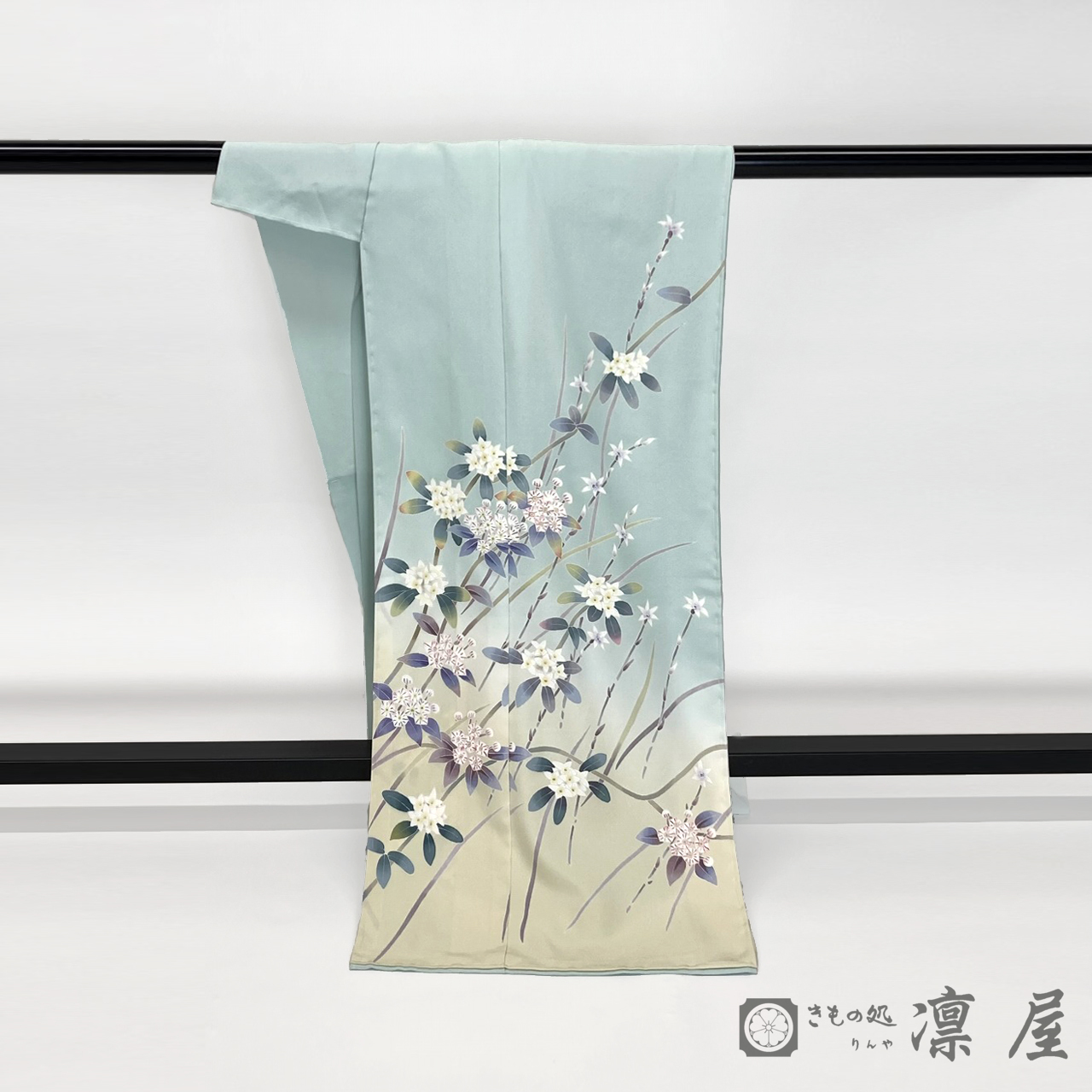 加賀友禅 訪問着　庄田和晃「アメリカンシャクナゲ」4