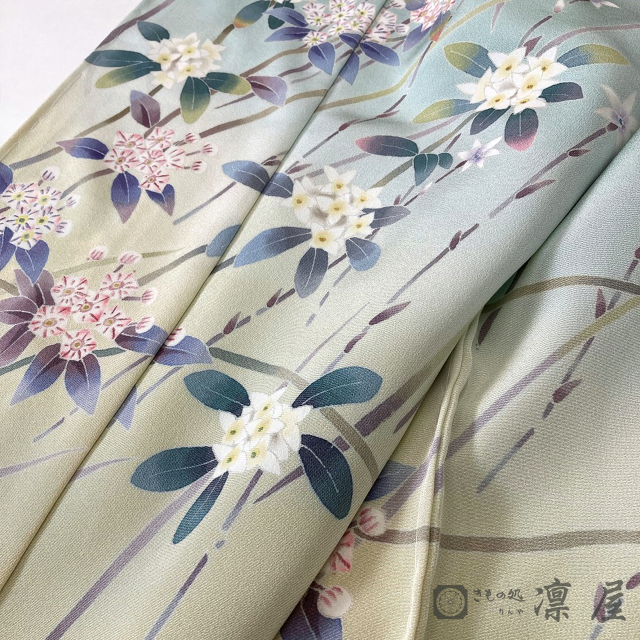 加賀友禅 訪問着　庄田和晃「アメリカンシャクナゲ」5