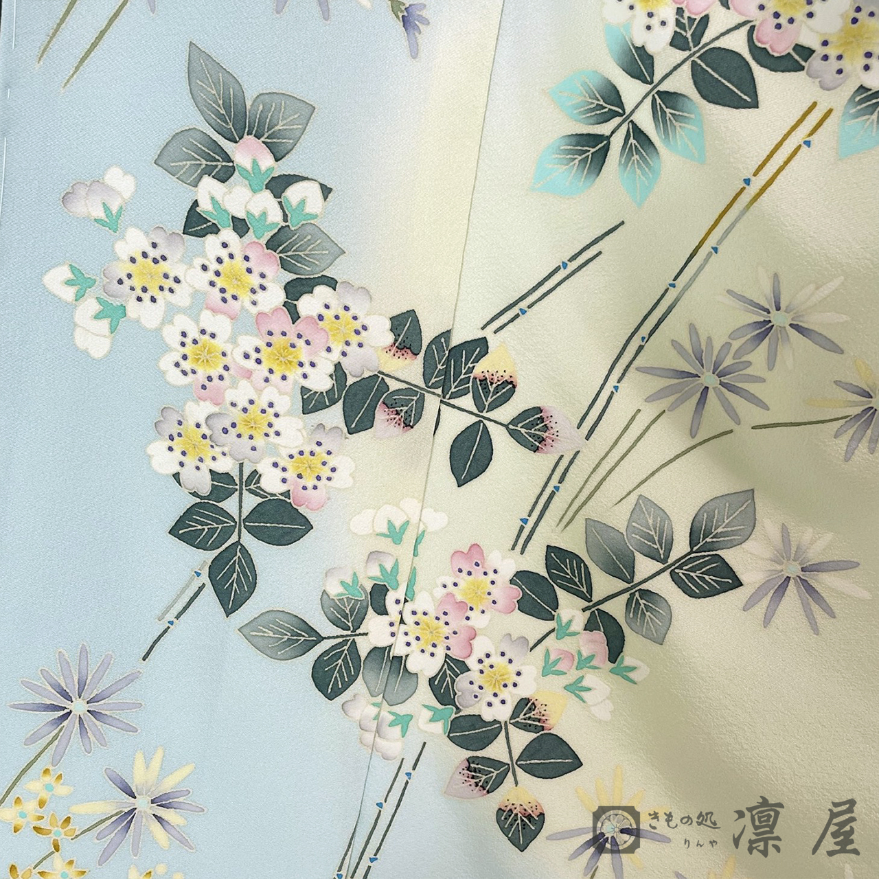 加賀友禅 訪問着　茶谷 孝志「甘い香り」3