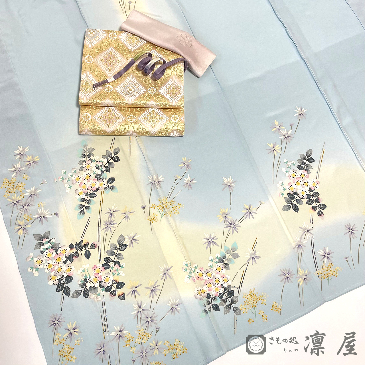 加賀友禅 訪問着　茶谷 孝志「甘い香り」9