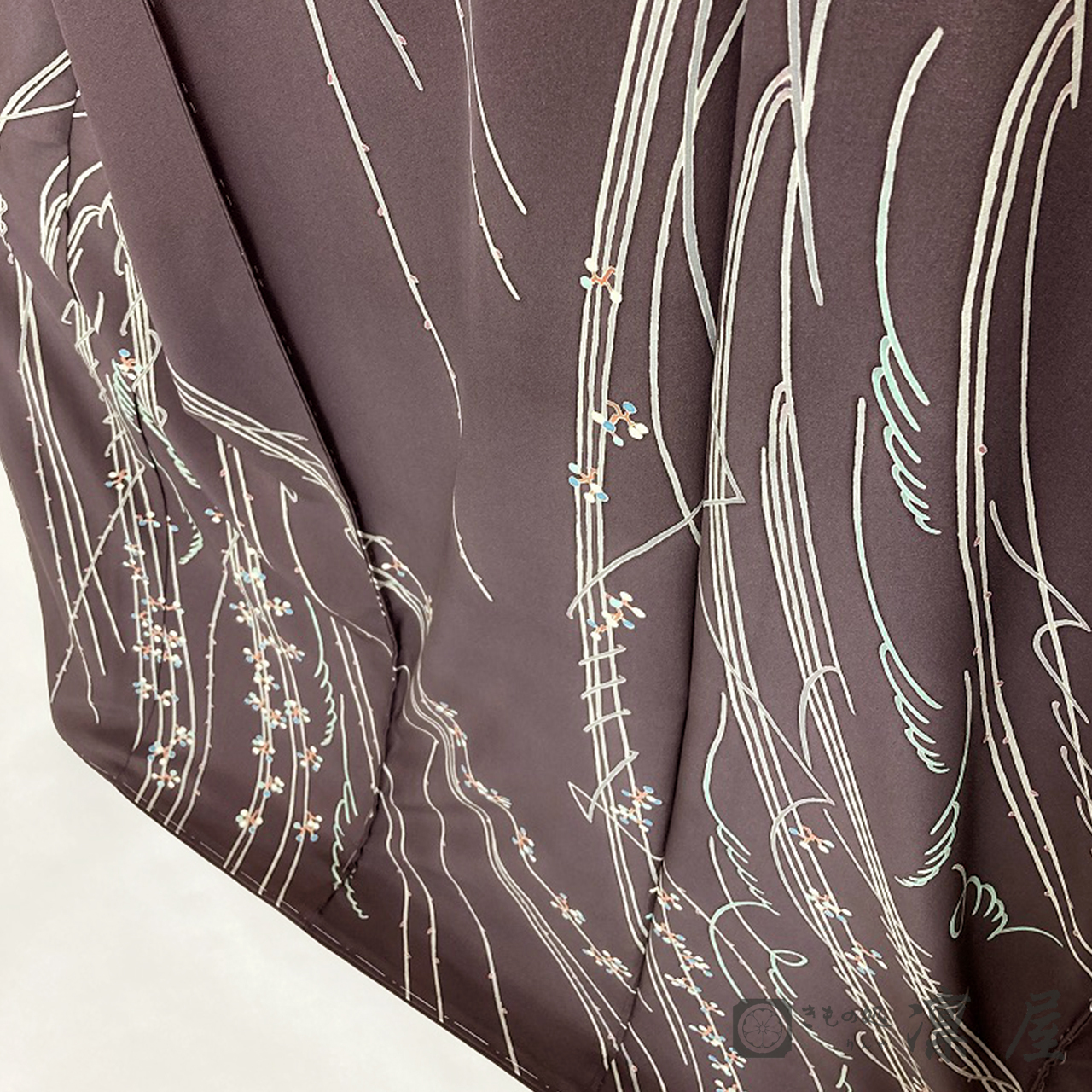 加賀友禅 訪問着　藤村建雄「実のある枝」2