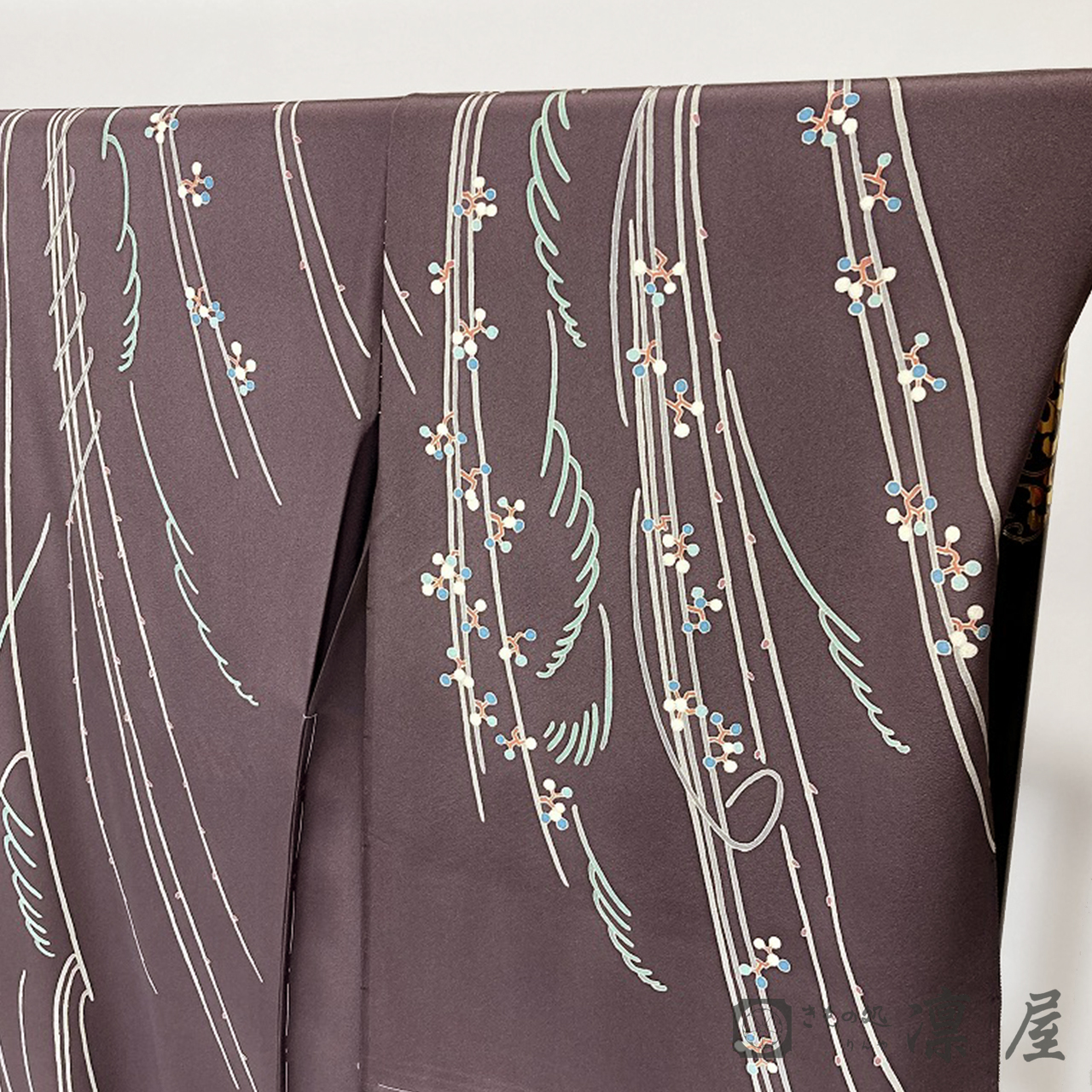 加賀友禅 訪問着　藤村建雄「実のある枝」3