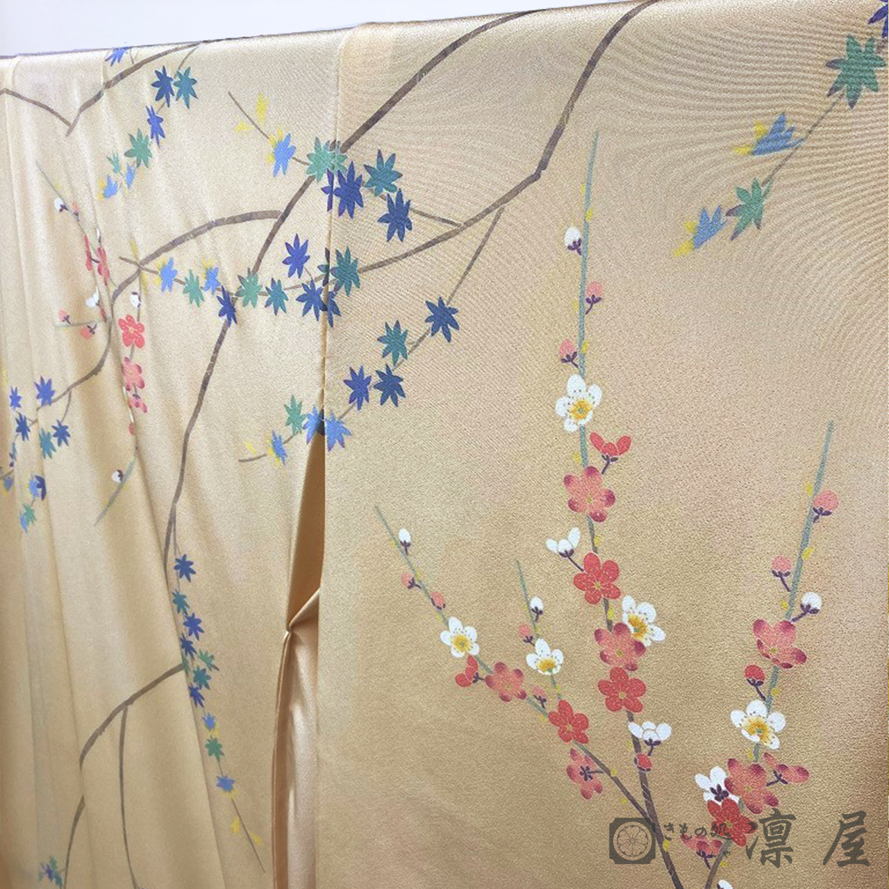 加賀友禅 訪問着　藤藁隆「華かおるころ」4