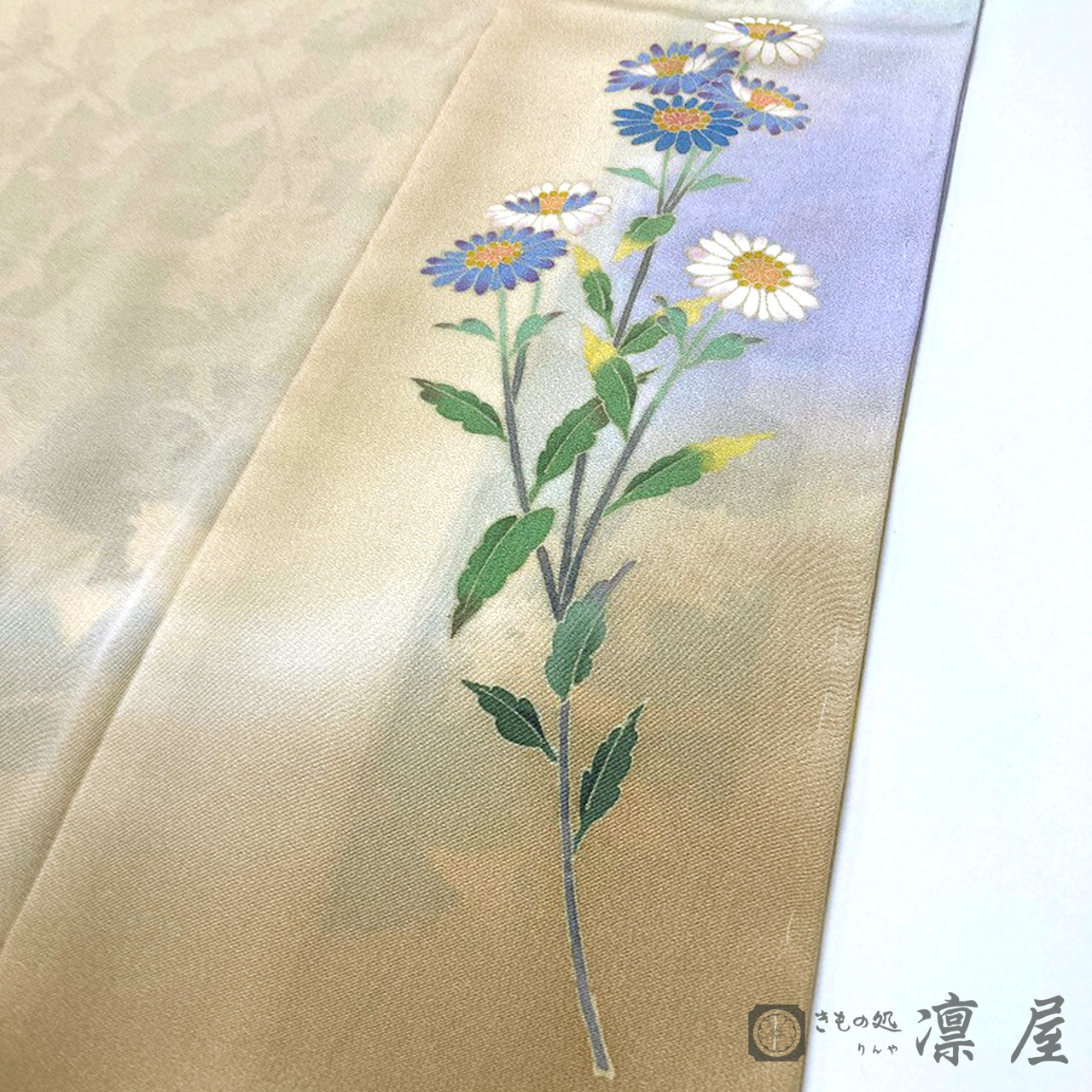 加賀友禅 訪問着　藤藁隆「華かおるころ」9