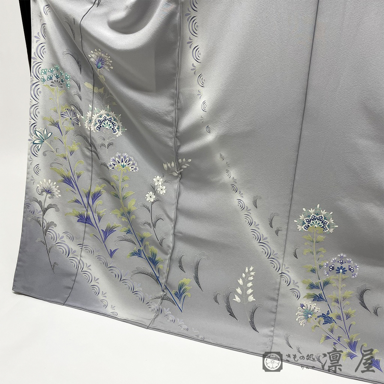 加賀友禅 訪問着　赤地暁「風華文」2