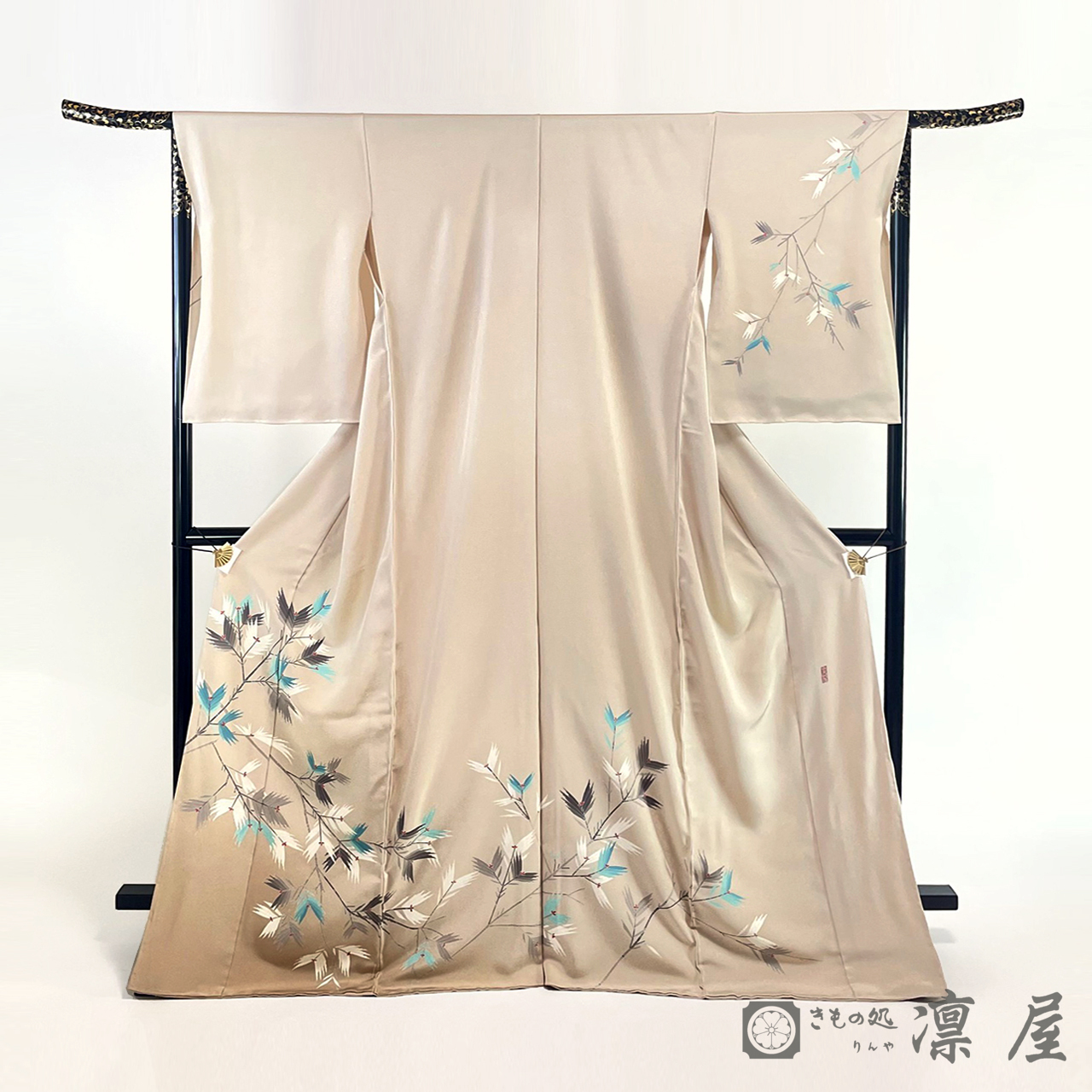 加賀友禅 訪問着　高平良隆「杉」1