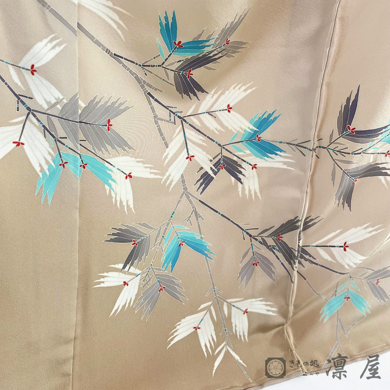 加賀友禅 訪問着　高平良隆「杉」4