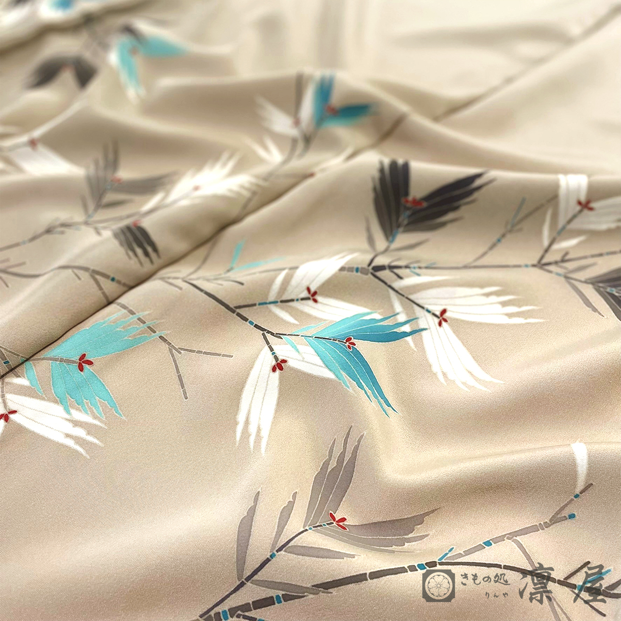 加賀友禅 訪問着　高平良隆「杉」6